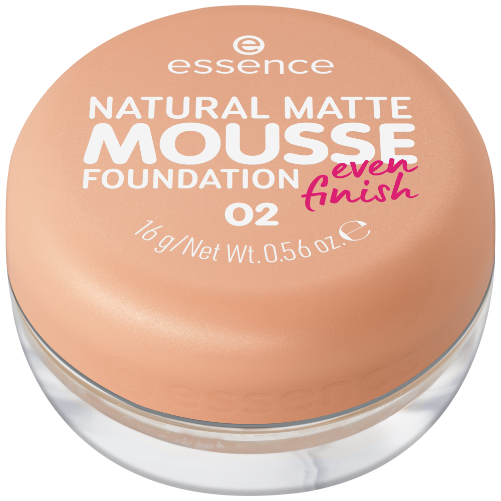 Base Essence Natural Matte Mousse – Cobertura Media y Acabado Mate Natural