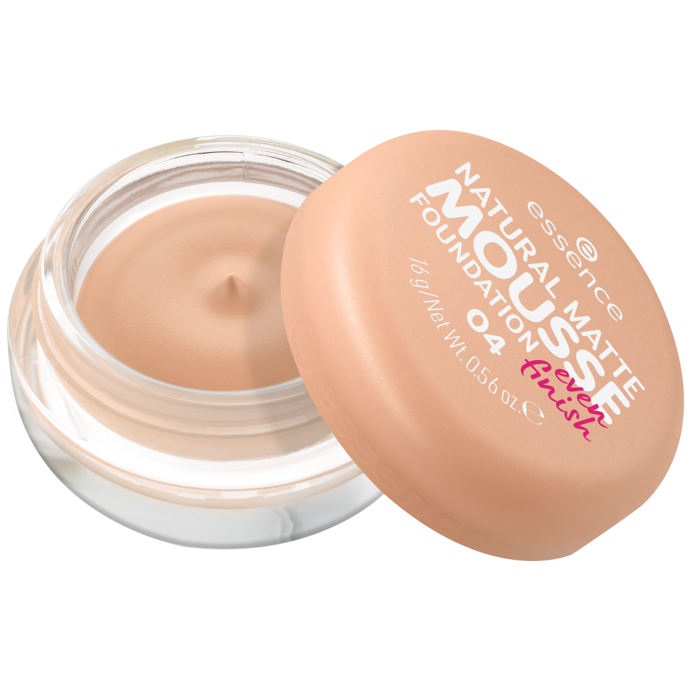 Base Essence Natural Matte Mousse – Cobertura Media y Acabado Mate Natural