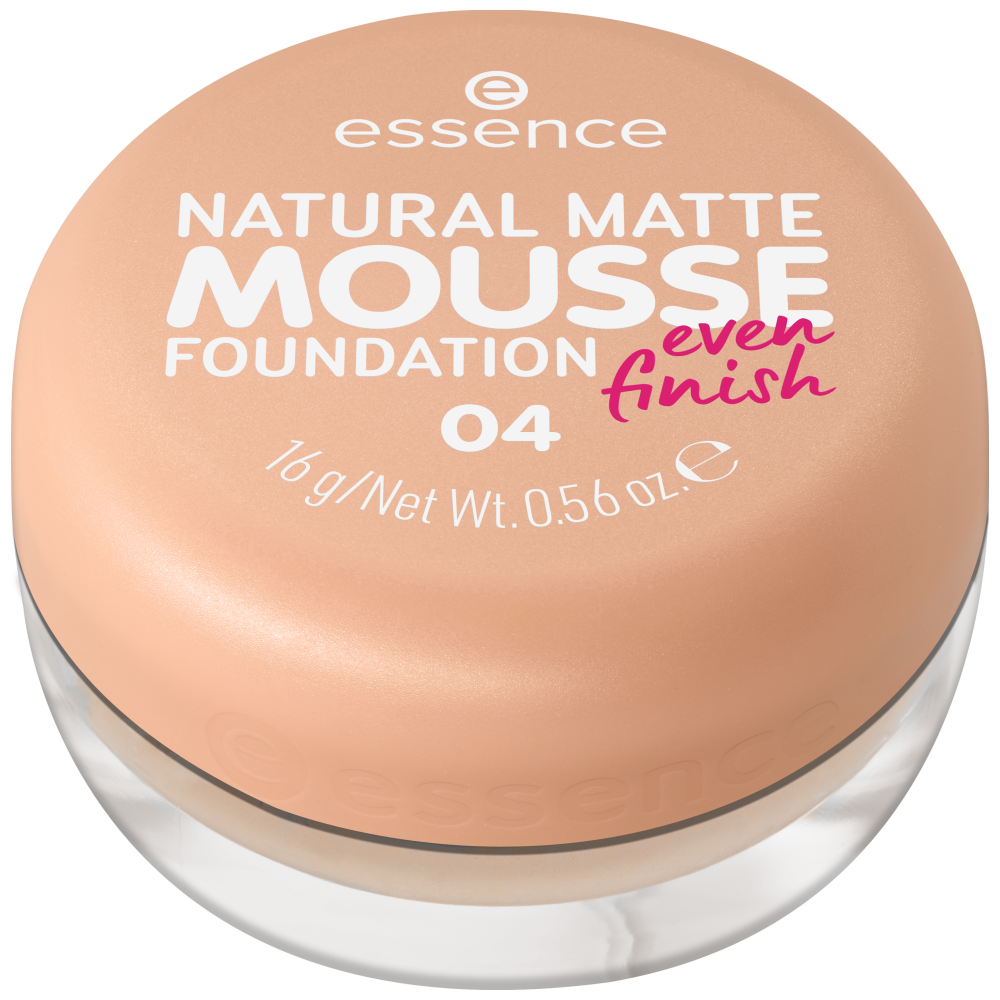 Base Essence Natural Matte Mousse – Cobertura Media y Acabado Mate Natural