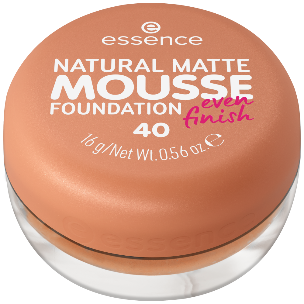 Base Essence Natural Matte Mousse – Cobertura Media y Acabado Mate Natural