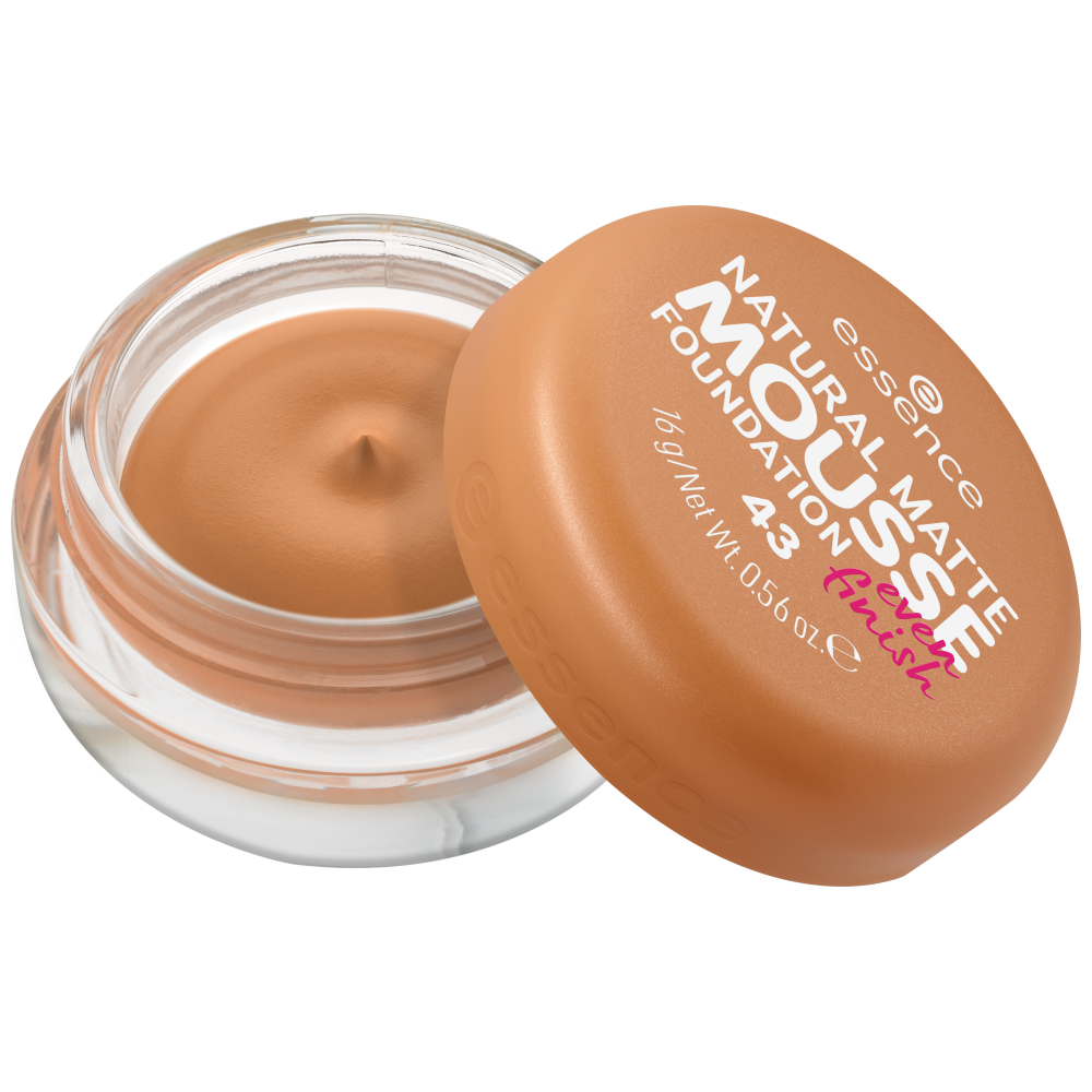 Base Essence Natural Matte Mousse – Cobertura Media y Acabado Mate Natural