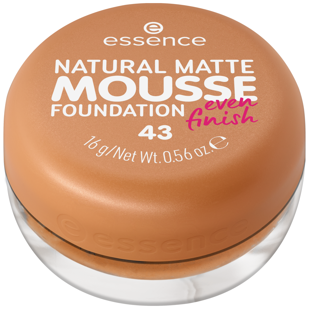 Base Essence Natural Matte Mousse – Cobertura Media y Acabado Mate Natural