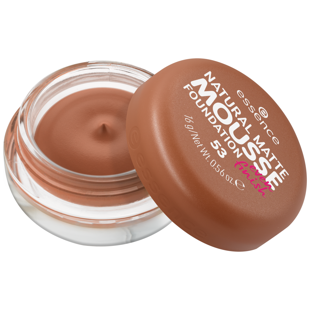 Base Essence Natural Matte Mousse – Cobertura Media y Acabado Mate Natural