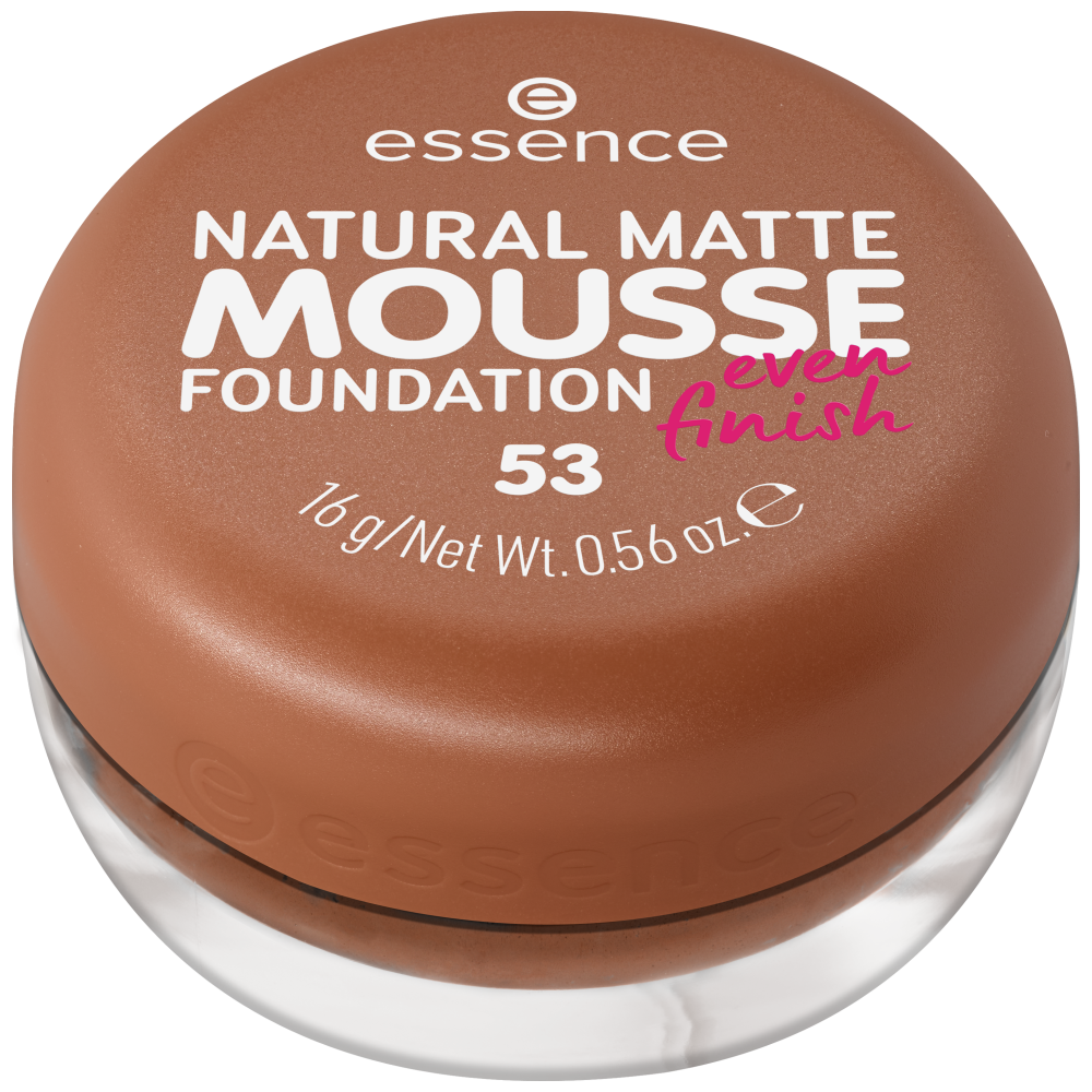 Base Essence Natural Matte Mousse – Cobertura Media y Acabado Mate Natural