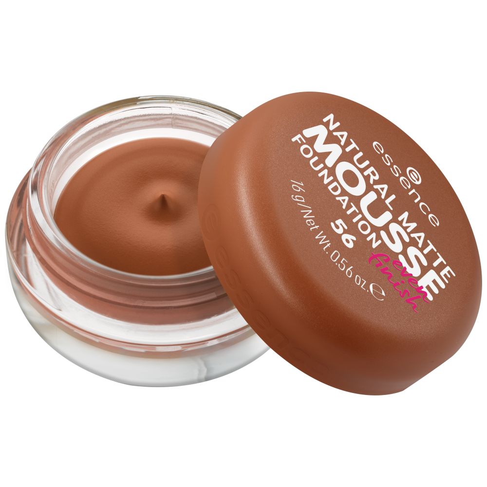 Base Essence Natural Matte Mousse – Cobertura Media y Acabado Mate Natural