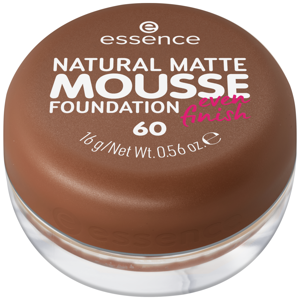 Base Essence Natural Matte Mousse – Cobertura Media y Acabado Mate Natural