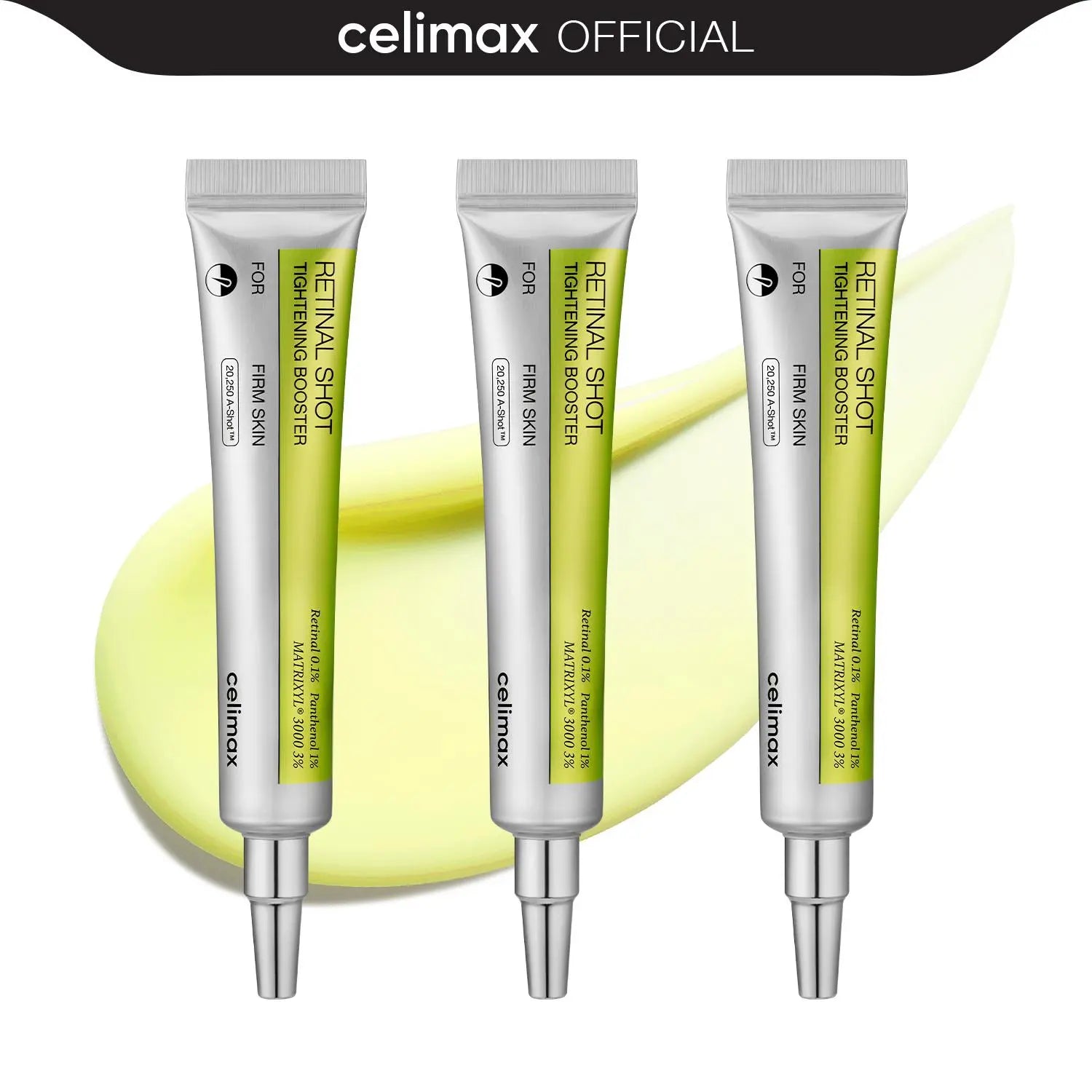 Celimax Vita A Retinal Shot Tightening Booster - Retinal, Matryxyl, Pore Minimizer for Wrinkles and Fine Lines, Firming Skin, 15ml, Retinol Skincare