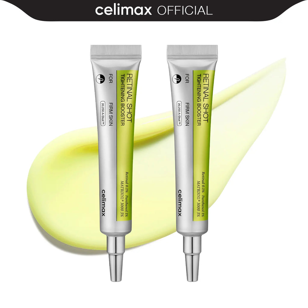 Celimax Vita A Retinal Shot Tightening Booster - Retinal, Matryxyl, Pore Minimizer for Wrinkles and Fine Lines, Firming Skin, 15ml, Retinol Skincare