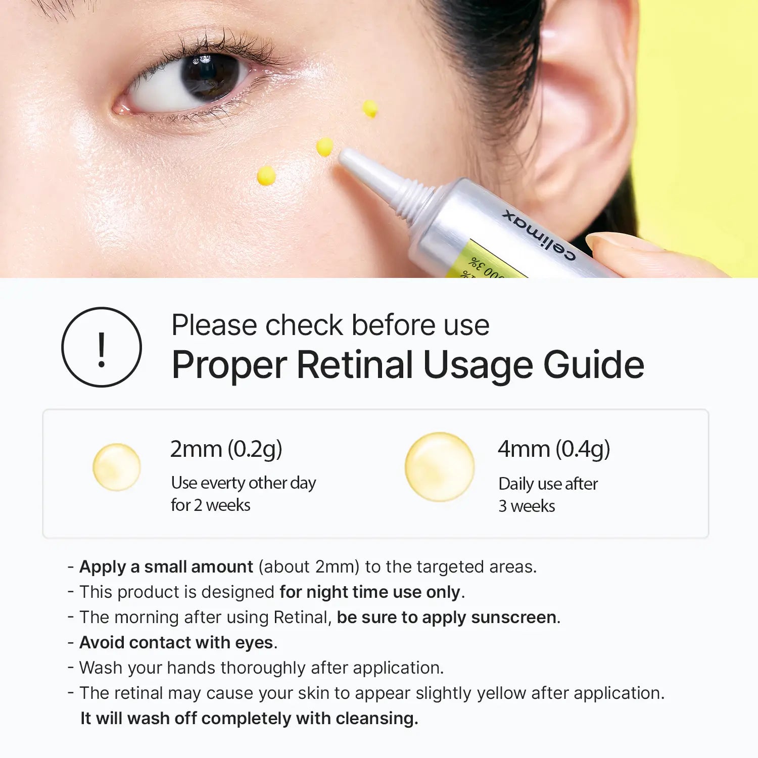 Celimax Vita A Retinal Shot Tightening Booster - Retinal, Matryxyl, Pore Minimizer for Wrinkles and Fine Lines, Firming Skin, 15ml, Retinol Skincare